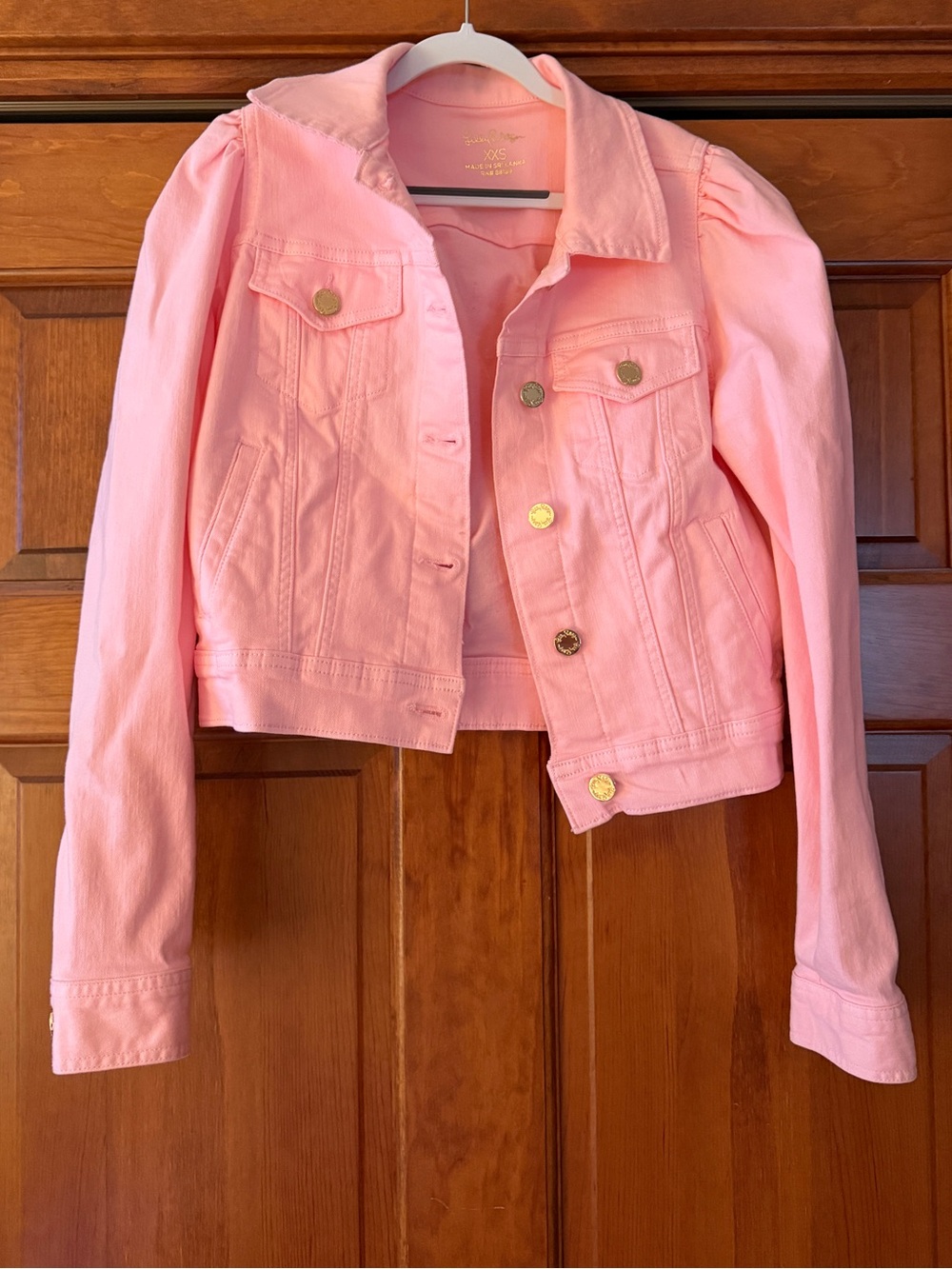 Lilly Pulitzer Pink Denim Jacket
